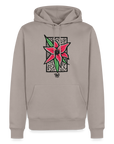 Lilie Männer Premium Hoodie - Taupe