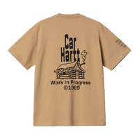 Carhartt WIP S/S Home T-Shirt (dusty H brown/black) - Blue Mountain Store