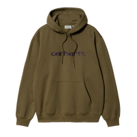 Carhartt WIP Hooded Carhartt Sweat (highland/cassis) - Blue Mountain Store
