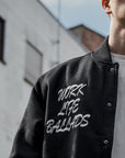 Carhartt WIP Work Varsity Bomber (black) - Blue Mountain Store