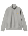 Carhartt WIP Half Zip American Script Sweat (marengo) - Blue Mountain Store