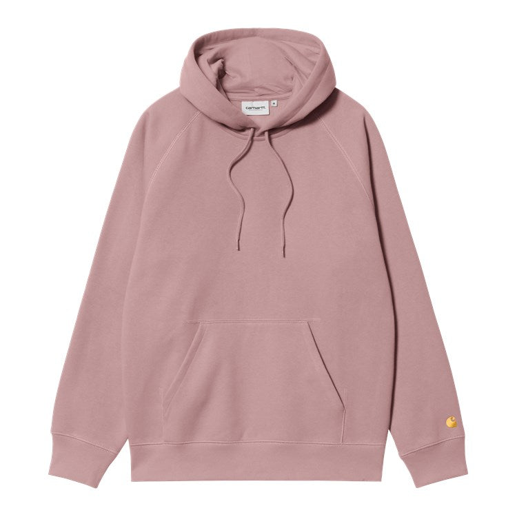 Carhartt WIP Hooded Chase Sweat (glassy pink/gold) - Blue Mountain Store