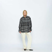 New Amsterdam Beach Shirt Logo Check (black) - Blue Mountain Store