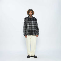 New Amsterdam Beach Shirt Logo Check (black) - Blue Mountain Store