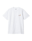 Carhartt WIP S/S American Script T-Shirt (white) - Blue Mountain Store