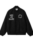 Carhartt WIP Work Varsity Bomber (black) - Blue Mountain Store