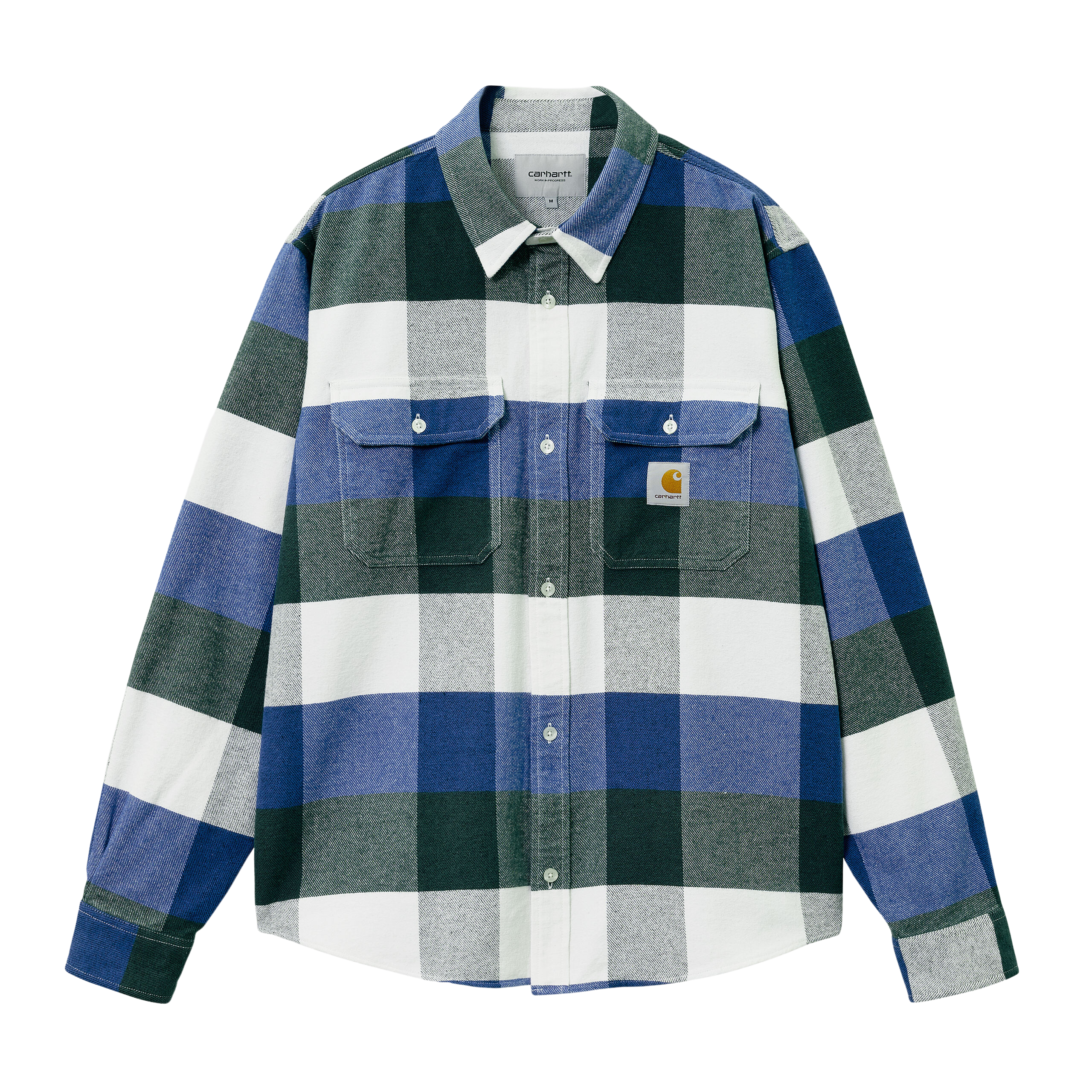 Carhartt WIP L S Lyman Shirt discovery green