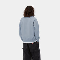 Carhartt WIP Chase Sweat (mirror/gold) - Blue Mountain Store