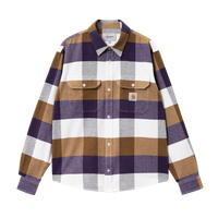 Carhartt WIP L/S Lyman Shirt (cassis) - Blue Mountain Store
