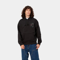 Carhartt WIP Hooded Wiles Sweat (black/wax) - Blue Mountain Store