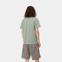 Carhartt WIP S/S Chase T-Shirt (glassy teal/gold) - Blue Mountain Store