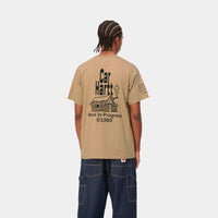 Carhartt WIP S/S Home T-Shirt (dusty H brown/black) - Blue Mountain Store