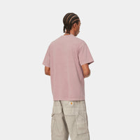 Carhartt WIP S/S Vista T-Shirt (glassy pink garment dyed) - Blue Mountain Store