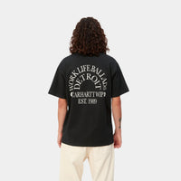 Carhartt WIP S/S Work Varsity T-Shirt (black/wax) - Blue Mountain Store