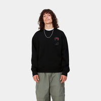 Carhartt WIP Wiles Sweat (black) - Blue Mountain Store