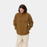 Carhartt WIP Windbreaker Pullover (Winter) (deep hamilton brown) - Blue Mountain Store