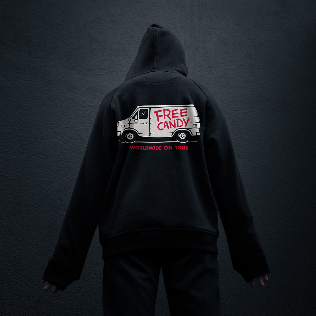 BMS &quot;Free Candy&quot; Hooded (black) - Blue Mountain Store