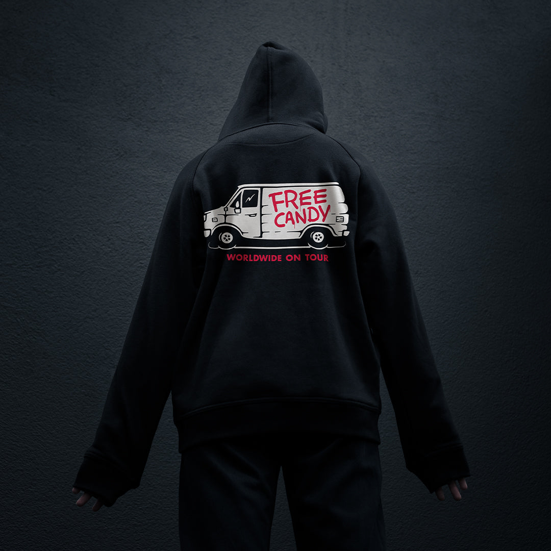 BMS "Free Candy" Hooded (black) - Blue Mountain Store