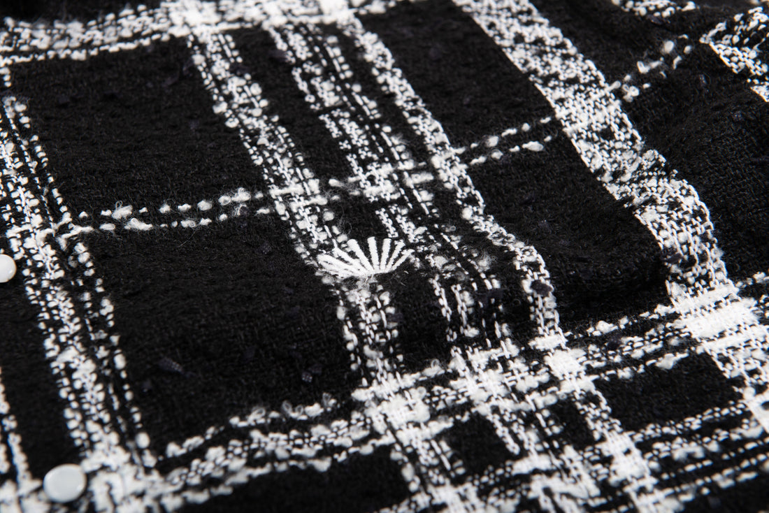 New Amsterdam Beach Shirt Logo Check (black) - Blue Mountain Store