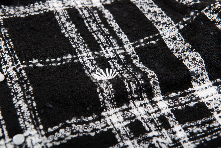New Amsterdam Beach Shirt Logo Check (black) - Blue Mountain Store