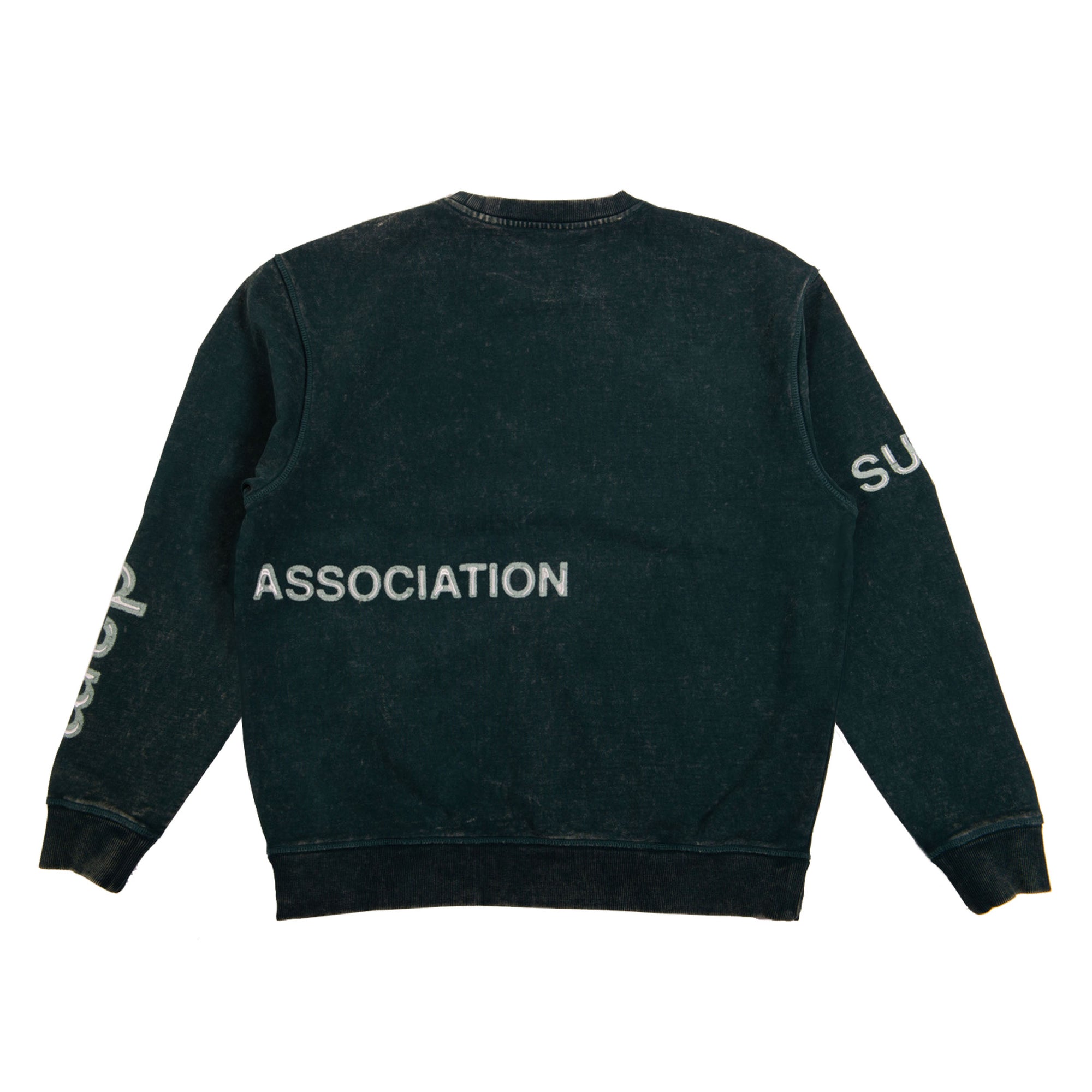 New Amsterdam Washed Name Sweat (green) - Blue Mountain Store