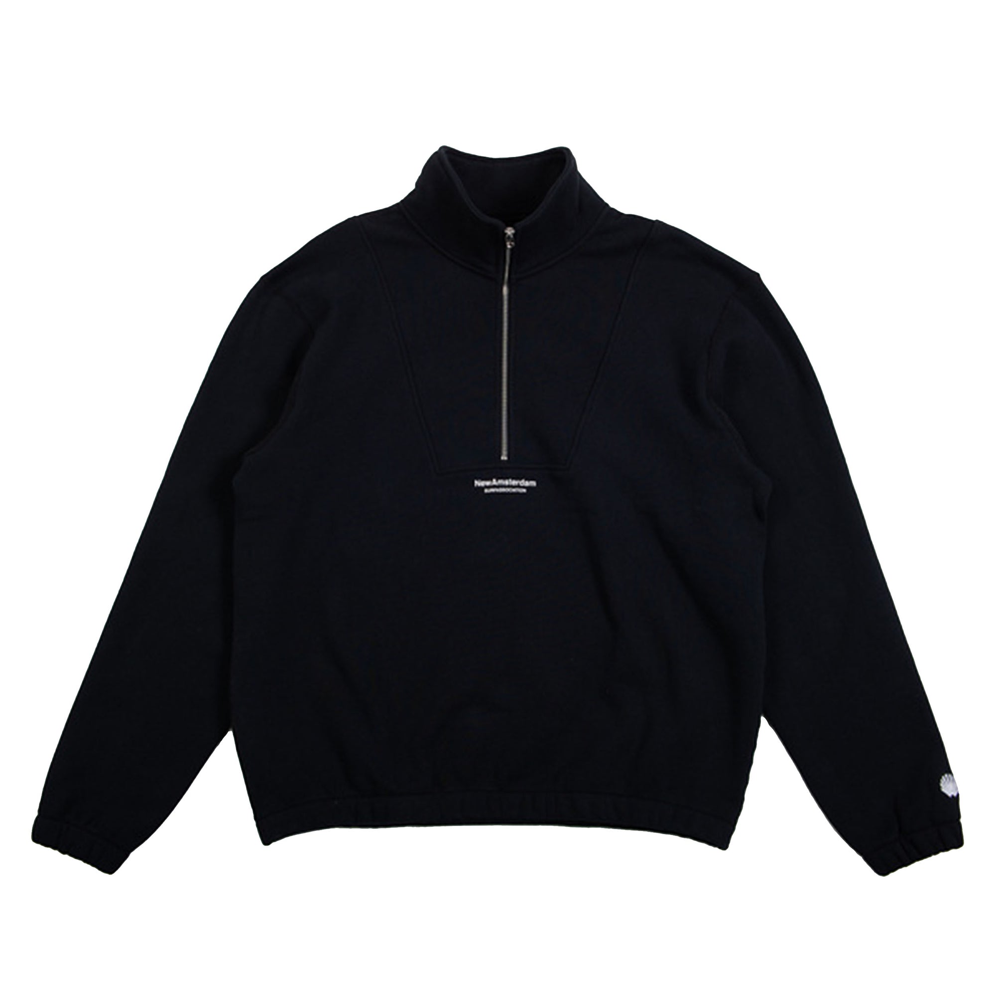 New Amsterdam Sea Half-Zip (black) - Blue Mountain Store