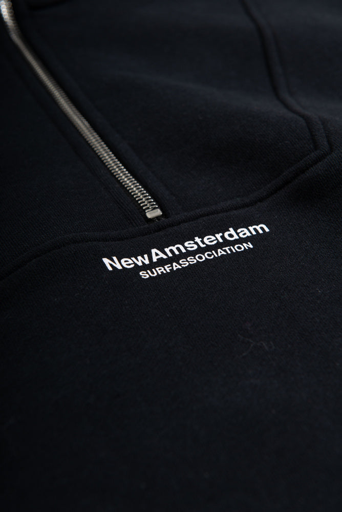 New Amsterdam Sea Half-Zip (black) - Blue Mountain Store