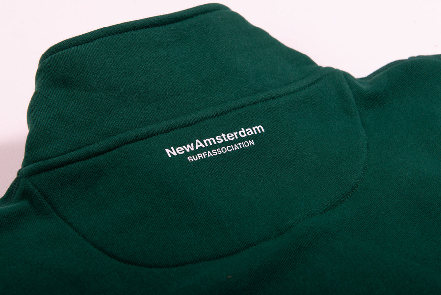 New Amsterdam Sea Half-Zip (green) - Blue Mountain Store