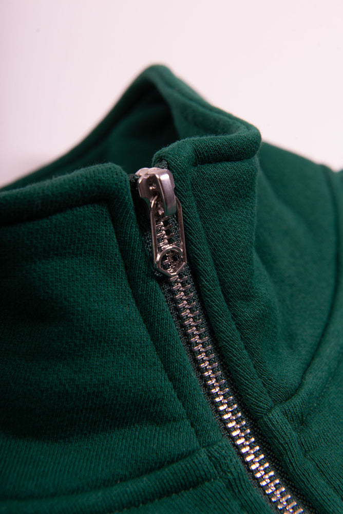 New Amsterdam Sea Half-Zip (green) - Blue Mountain Store