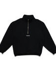 New Amsterdam Half-Zip Turtleneck Sweat (black) - Blue Mountain Store