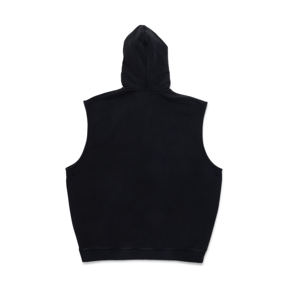 New Amsterdam Full Zip Sleeveless Hoodie (black) - Blue Mountain Store