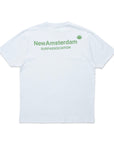 New Amsterdam Logo Tee (white/green) - Blue Mountain Store