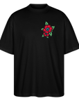 Blume Back Stanley/Stella Oversized Unisex Bio T-Shirt Blaster - Schwarz