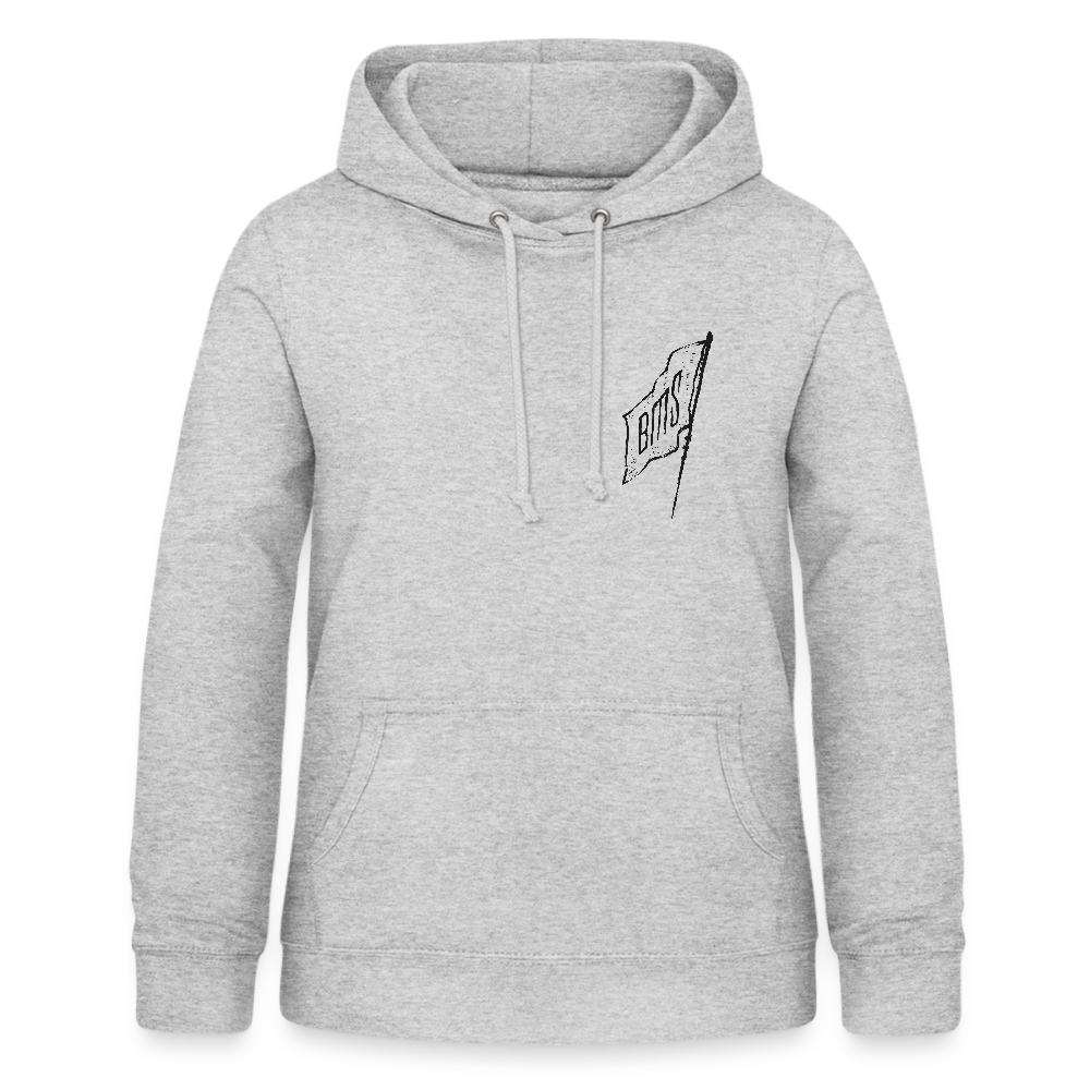 Asia Boot Frauen Hoodie - Hellgrau meliert