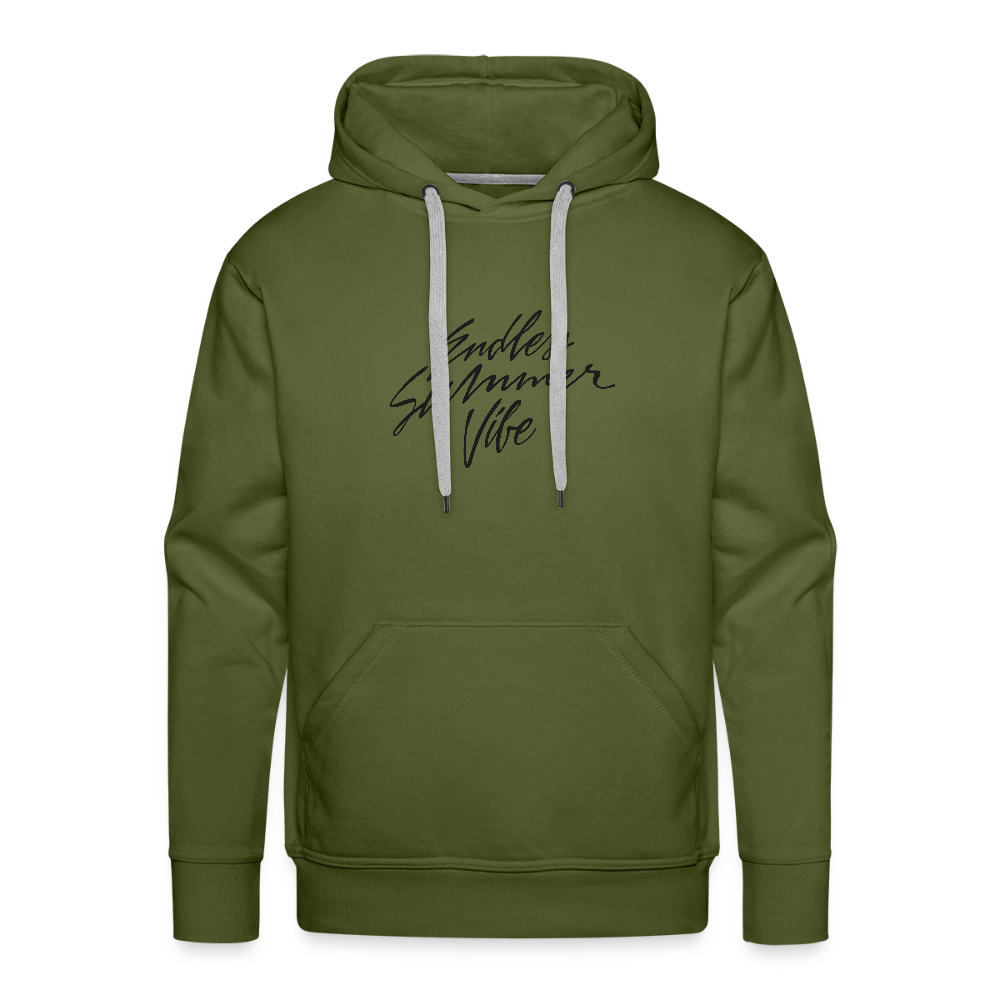 Delfine Männer Premium Hoodie - Olivgrün