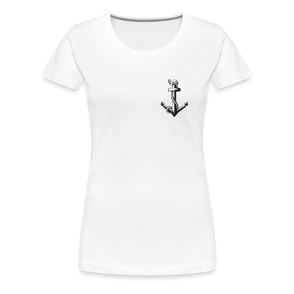 Anker Frauen Premium T-Shirt - Weiß