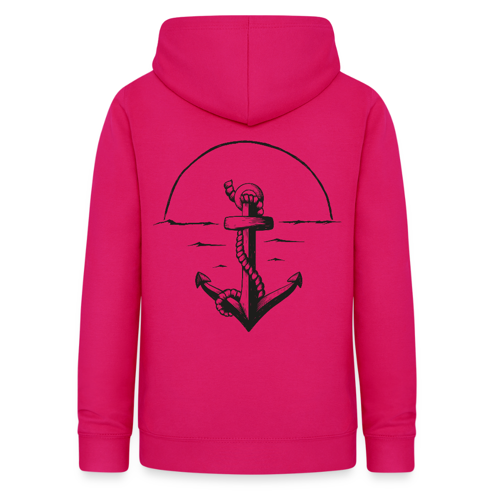 Anker Frauen Hoodie - dunkles Pink