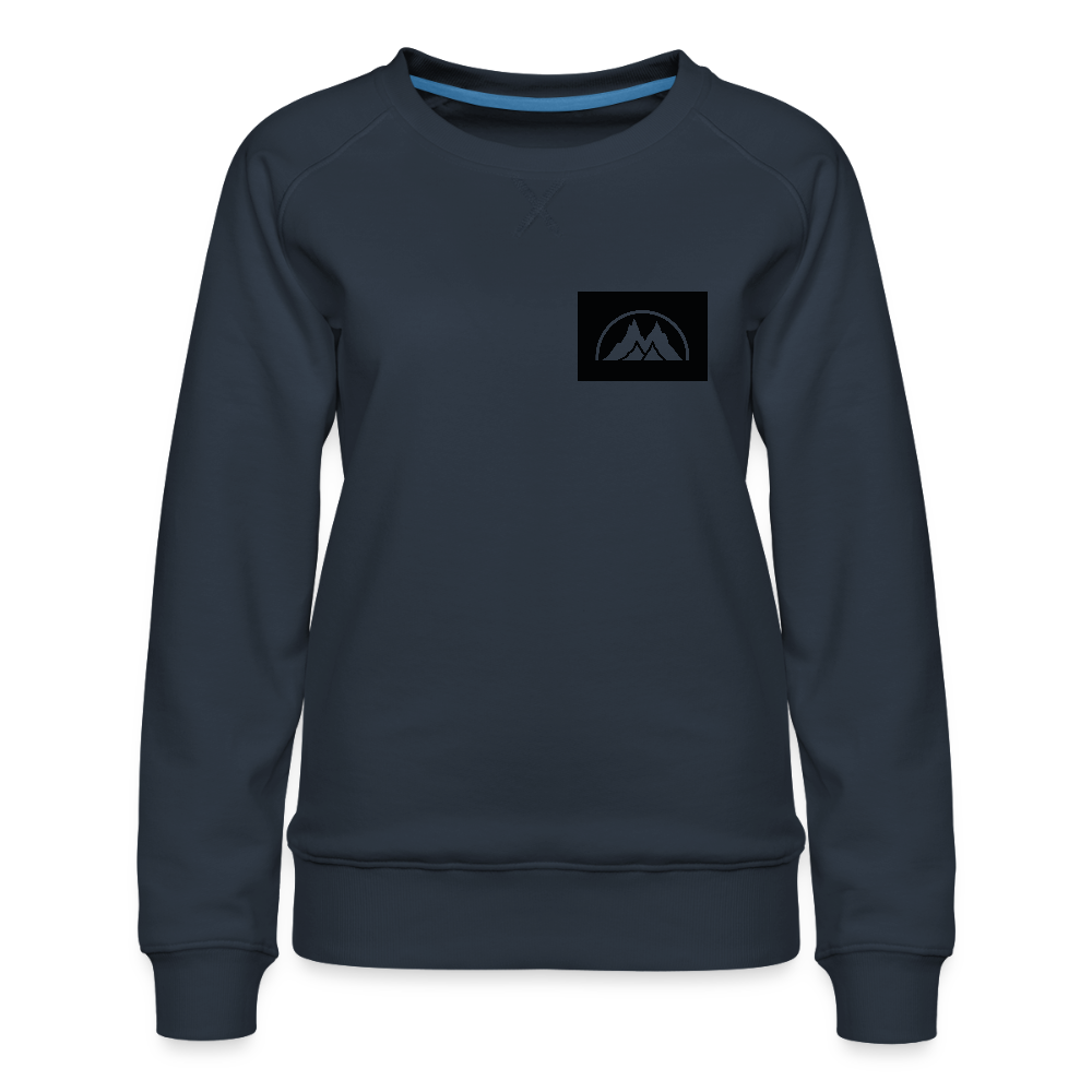 Box Logo Frauen Premium Pullover - Navy
