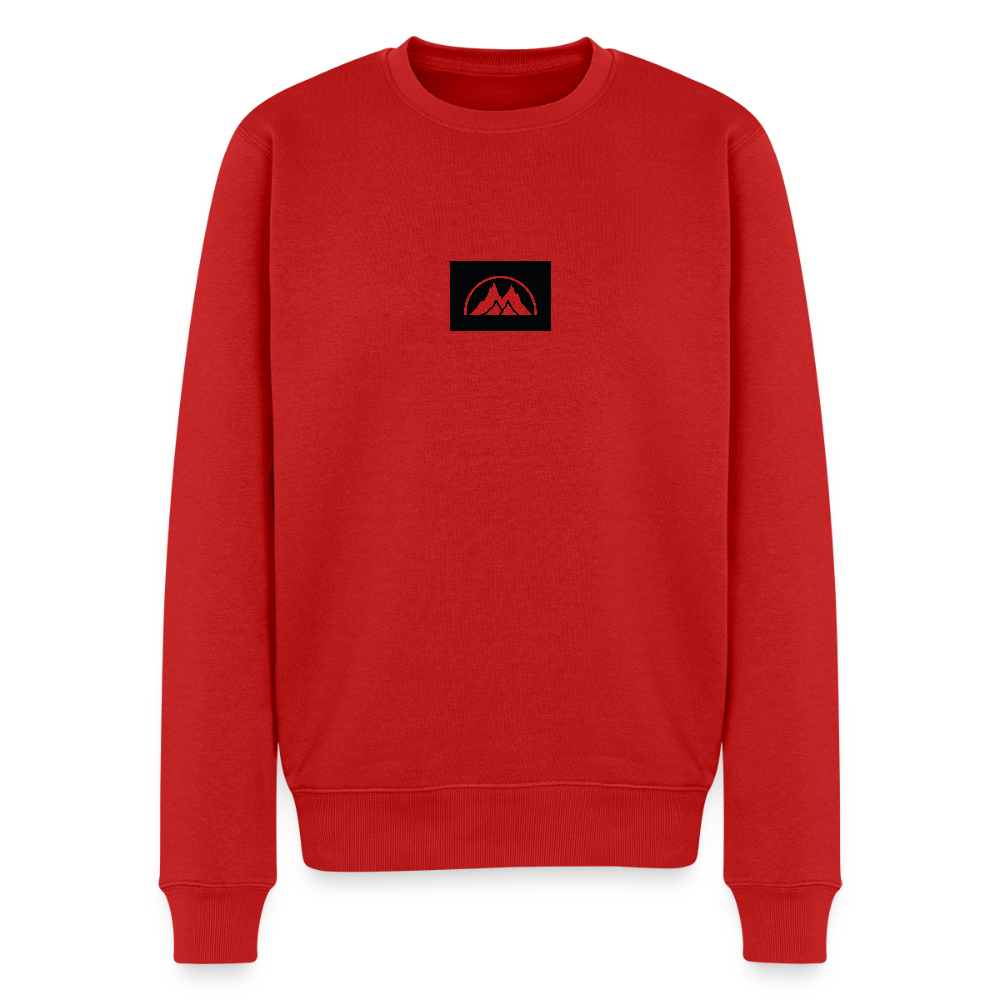Box Logo Männer Premium Pullover - Rot