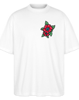 Blume Stanley/Stella Oversized Unisex Bio T-Shirt Blaster - Weiß