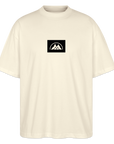 Box Logo Stanley/Stella Oversized Unisex Bio T-Shirt Blaster - Weißgrau