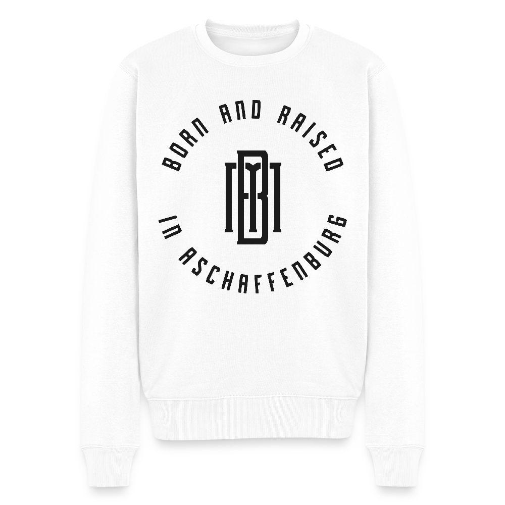 Monogram Männer Premium Pullover - Weiß