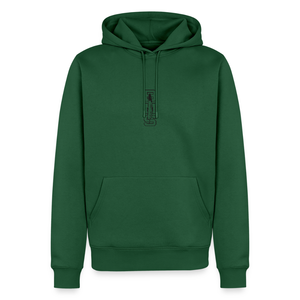 Feder Männer Premium Hoodie - Flaschengrün