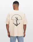 Anker Stanley/Stella Oversized Unisex Bio T-Shirt Blaster - Weißgrau