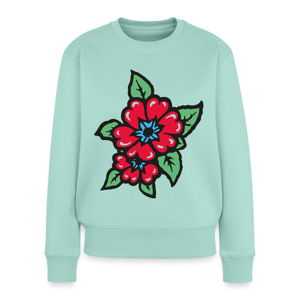 Blume 2 Frauen Premium Pullover - Mint 