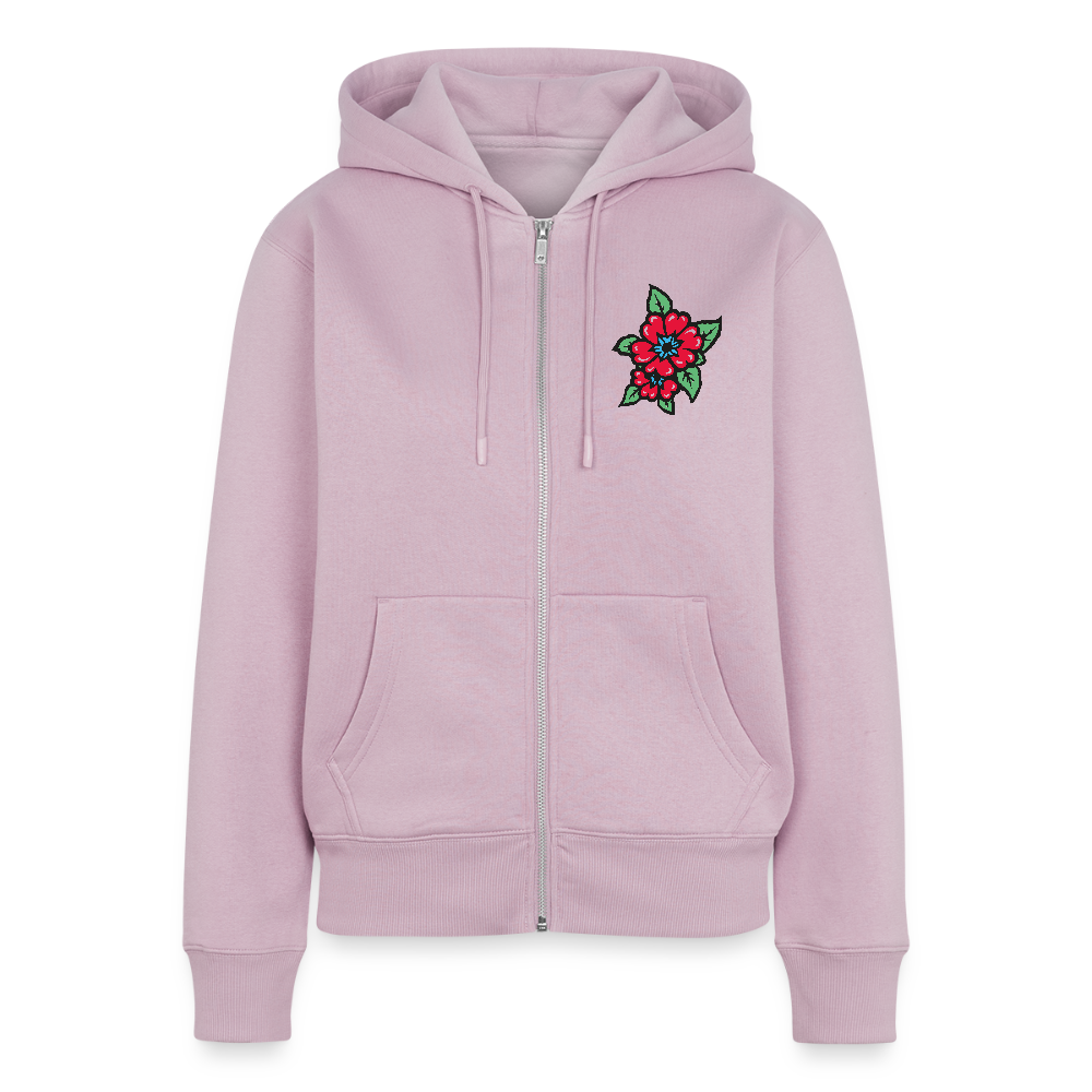 Blume Frauen Premium Kapuzenjacke - Altrosa