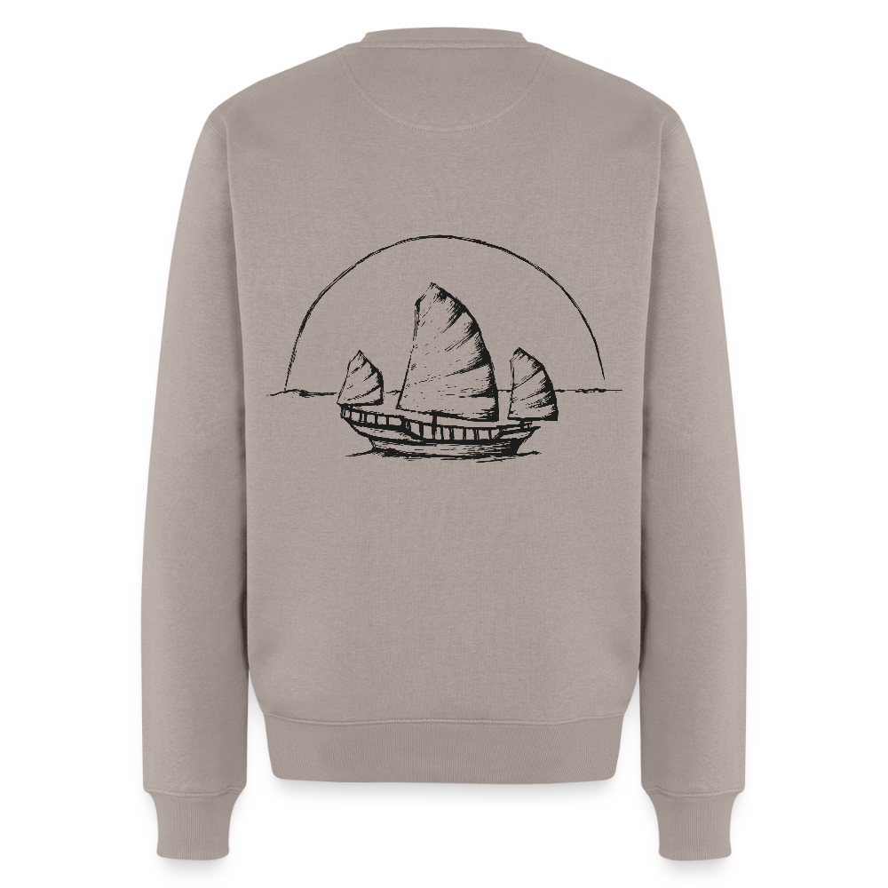 Asia Boot Männer Premium Pullover - Taupe