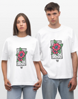 Blume Stanley/Stella Oversized Unisex Bio T-Shirt Blaster - Weiß