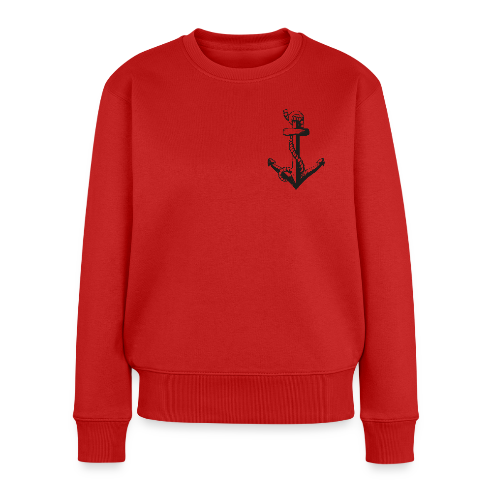 Anker Frauen Premium Pullover - Rot