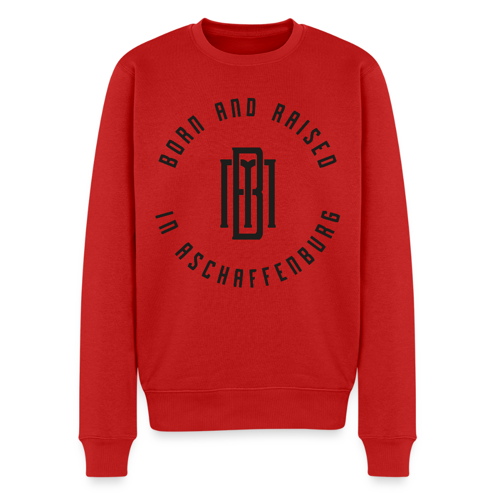 Monogram Männer Premium Pullover - Rot